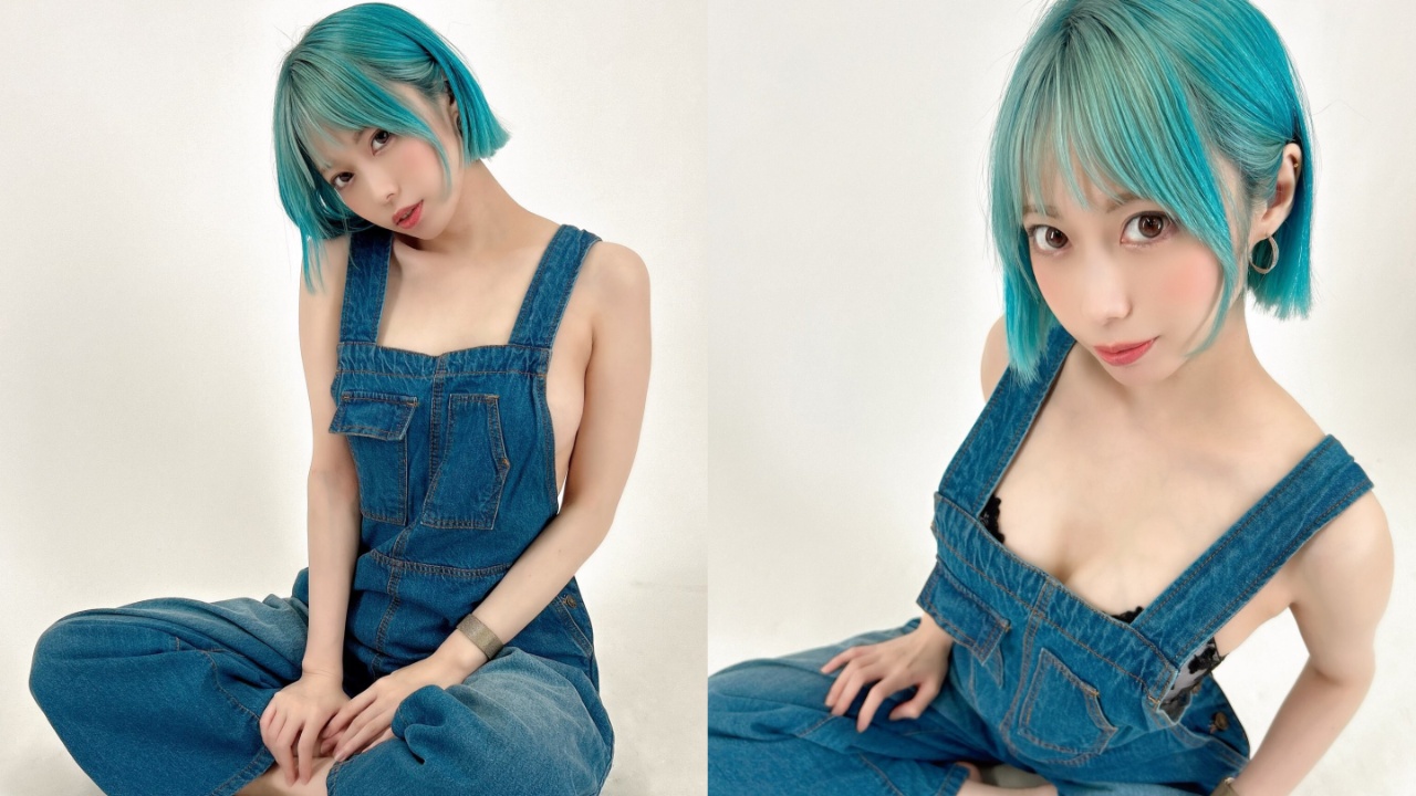 人气企划单体AV女优川菜美铃引退发表！一头蓝髮宣告正式展开歌手活动