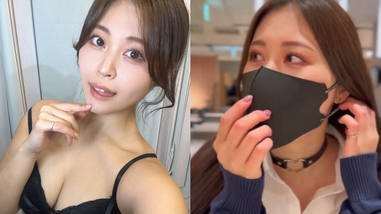 AV女优望月彩花口罩下的秘密！大庭广众下强制深喉影片社群爆红