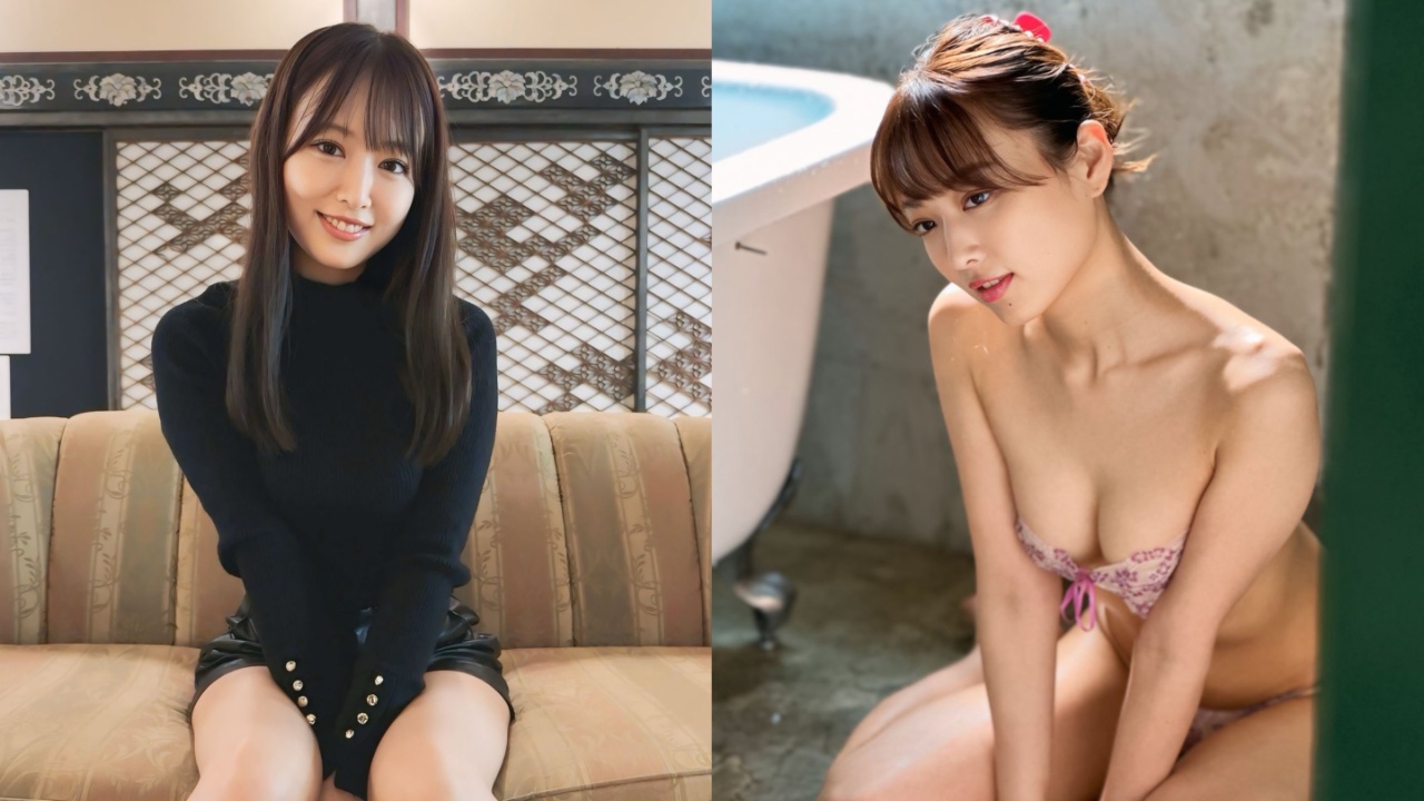写真偶像叶月真由AV出道！国立大学理科女被搭讪，当场决定不拍写真下海拍片