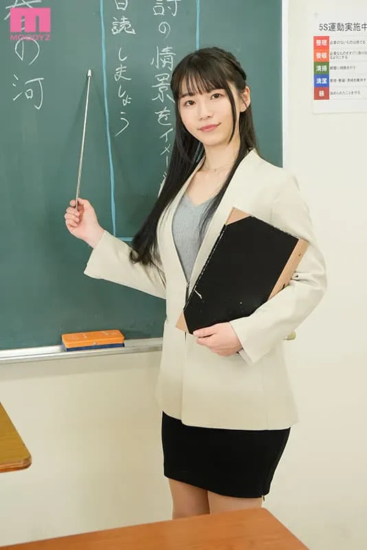 【10月出道新人AV女优】神村彩月，现役女老师抛开教师身分下海拍片