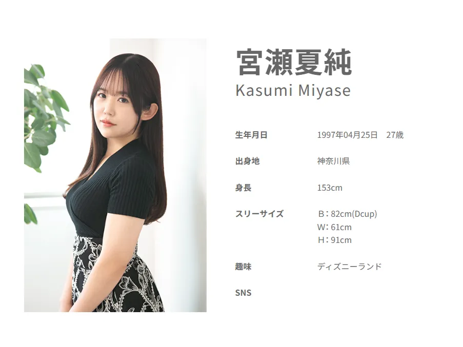 日剧童星下海拍片！12月新人AV女优宫濑夏纯，事务所官网洩真实年龄